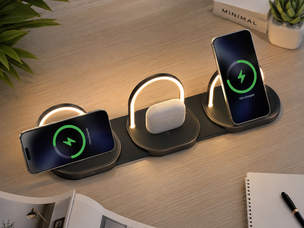 ZALONOVA™ Foldable 3-in-1 Wireless Charger