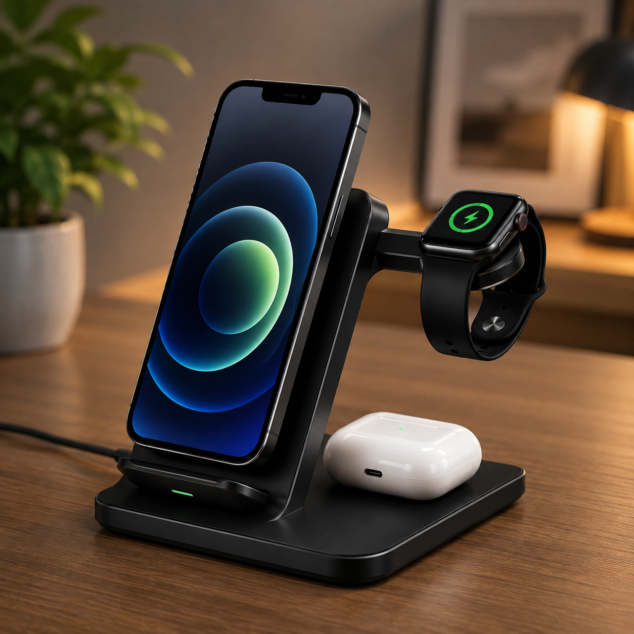 ZALONOVA VertiCharge Pro™ | 3-in-1 Magnetic Wireless Charger 15W