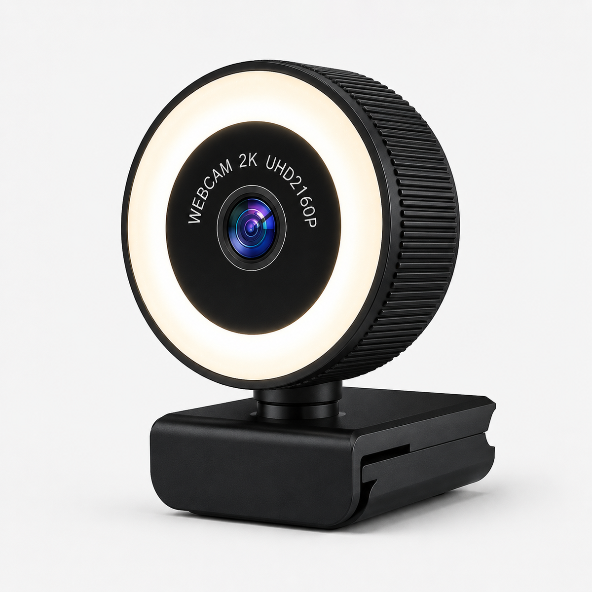 ZALONOVA™ Full HD & 2K Webcam with Ring Light & Microphone