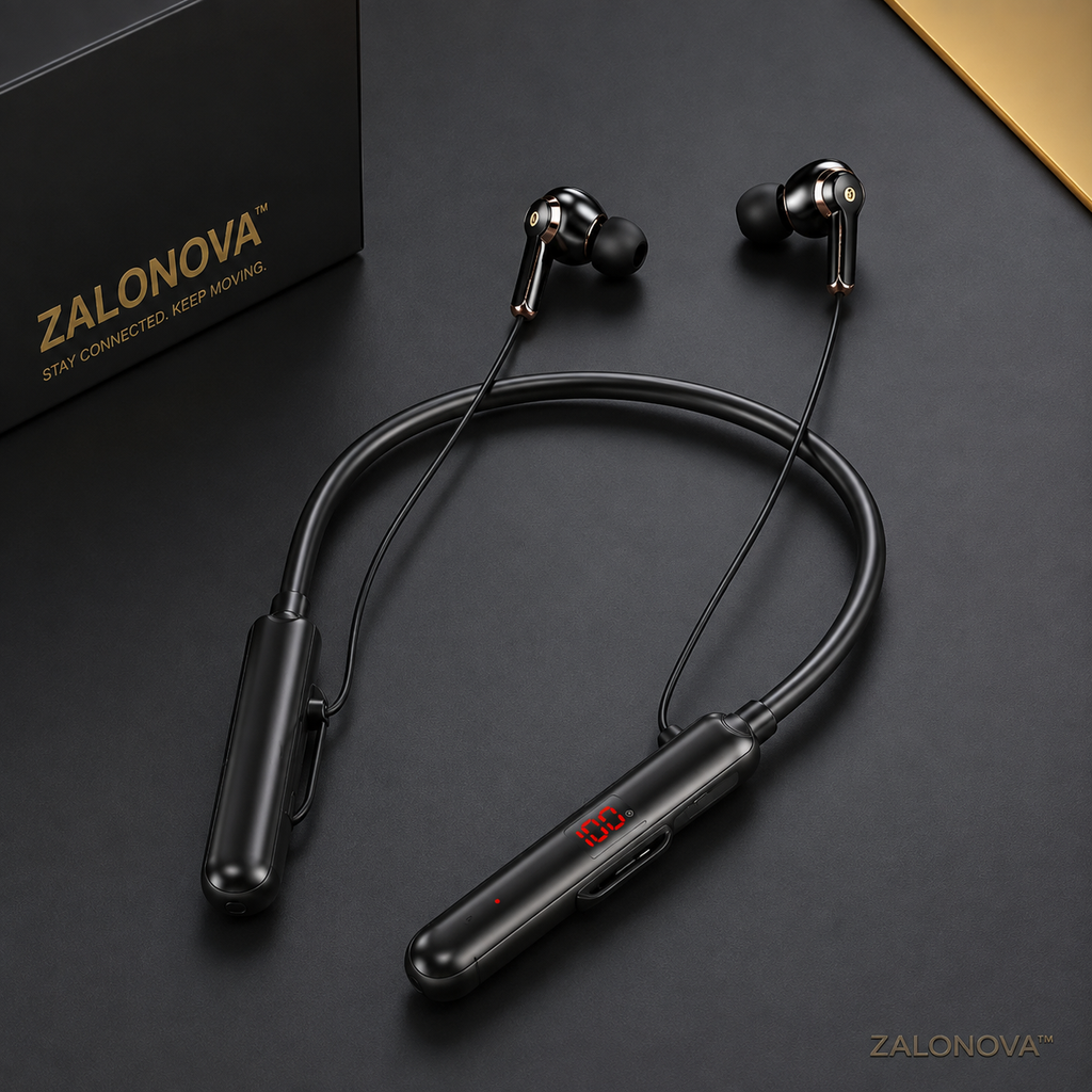 ZALONOVA™ Magnetic Sports Neckband Headphones – Bluetooth 5.0