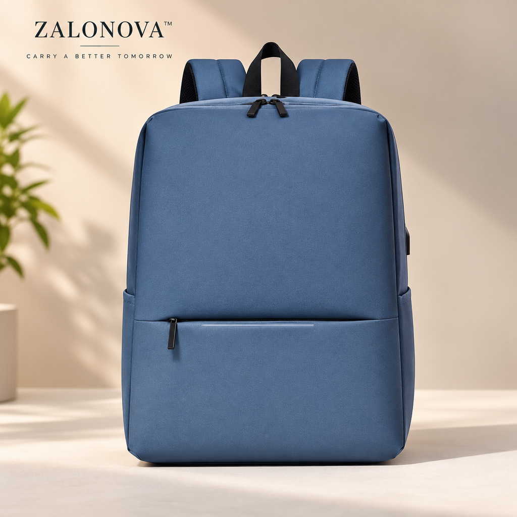 ZALONOVA™ 15.6" Business Laptop Backpack – Water-Resistant