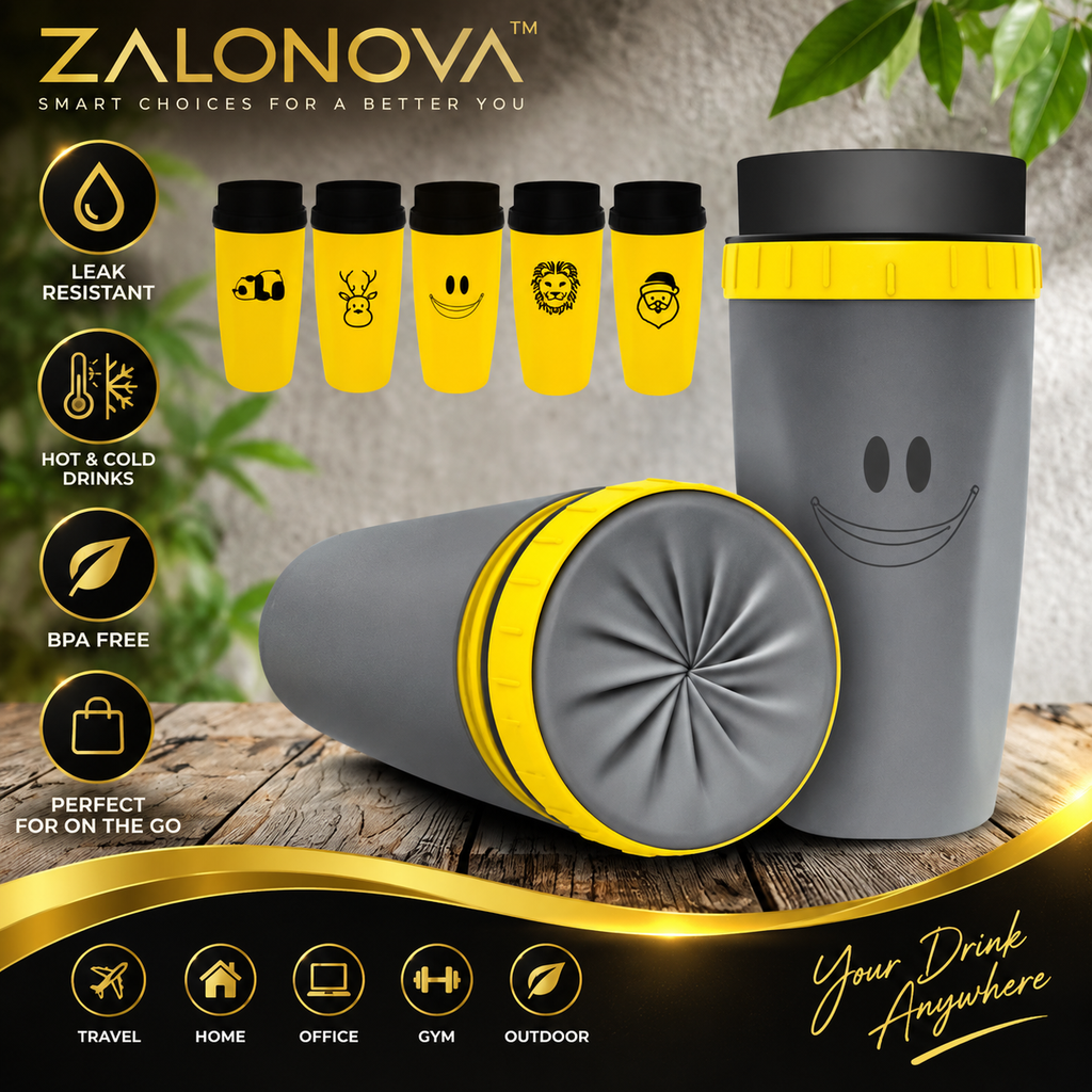 ZALONOVA™ Twist-Seal Travel Cup – Leak-Resistant 300ml (Copy)