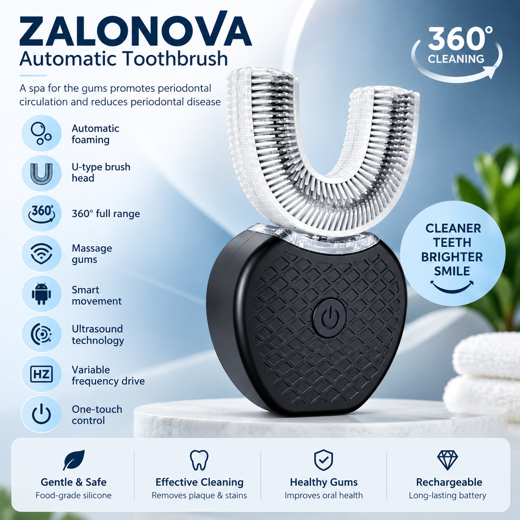 ZALONOVA™ 360° U-Shaped Automatic Electric Toothbrush