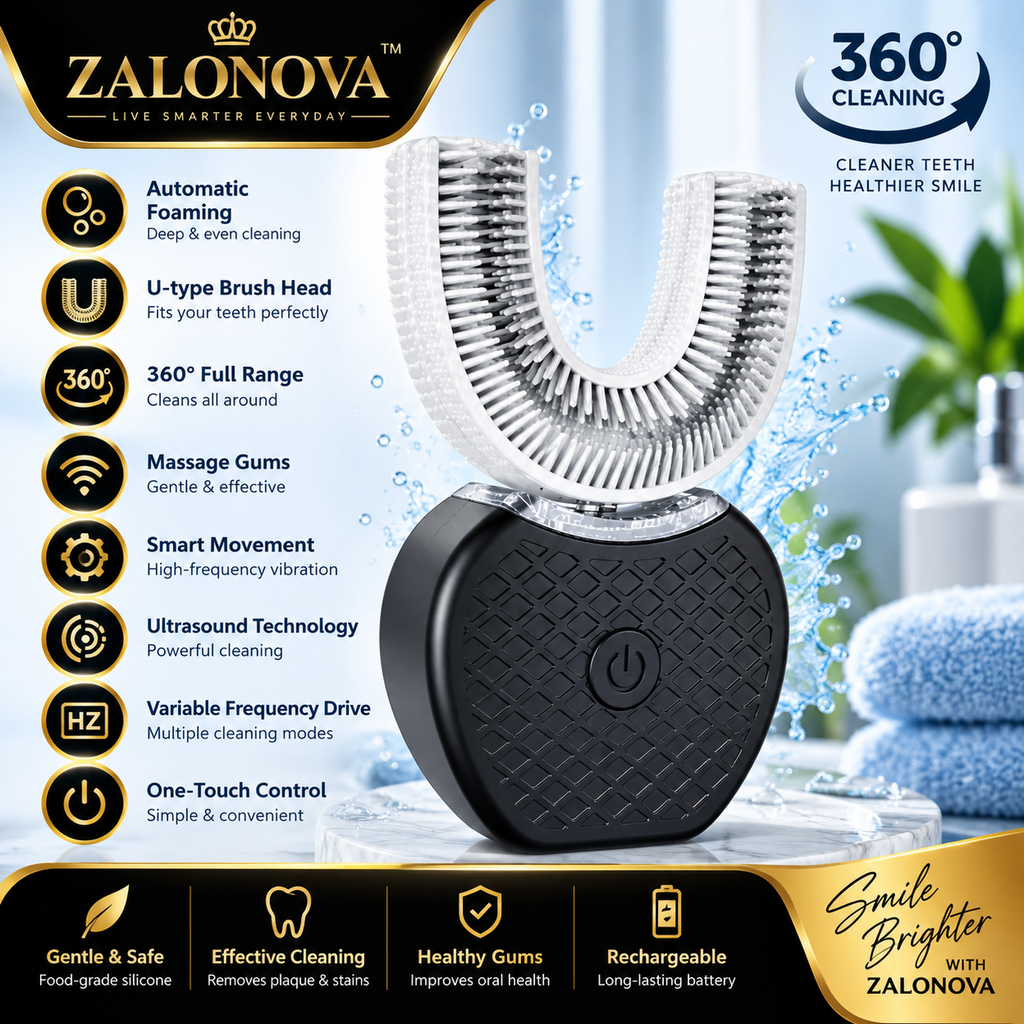 ZALONOVA™ 360° U-Shaped Automatic Electric Toothbrush