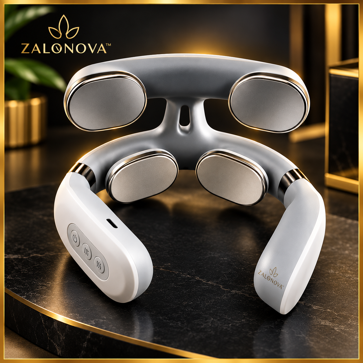 ZALONOVA™ Smart Neck Massager – Heating & Rechargeable