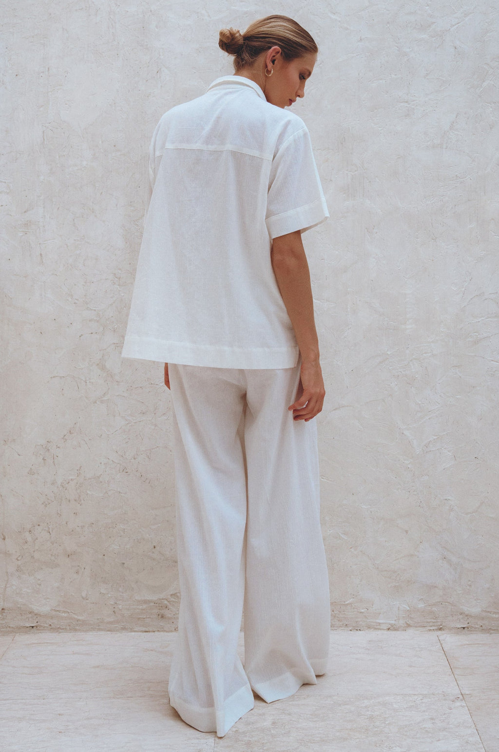 ZALONOVA™ Raya 100% Linen Wide-Leg Pants – Premium High-Waist