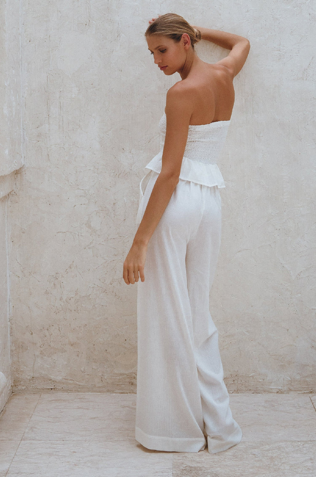 ZALONOVA™ Raya 100% Linen Wide-Leg Pants – Premium High-Waist