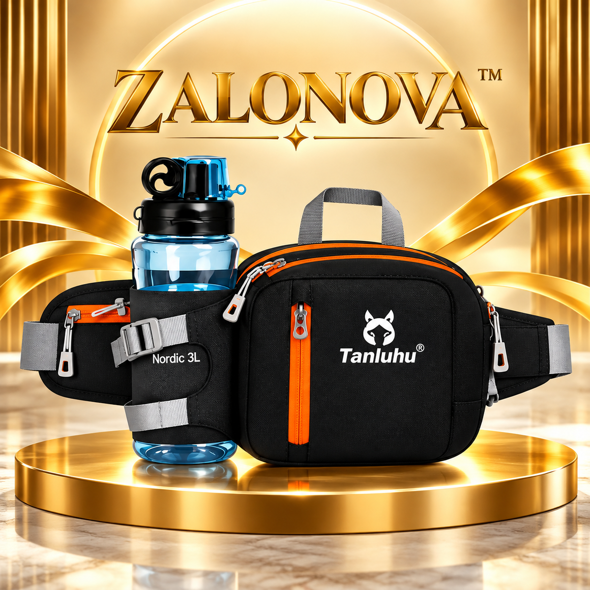 ZALONOVA™ Outdoor Waist Bag – Lightweight Hiking & Cycling Fanny Pack